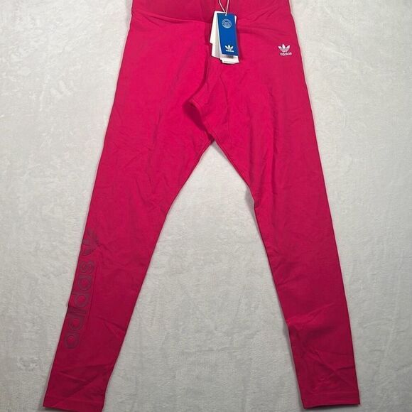 ADIDAS ORIGINALS ESSENTIAL tight fit mid rise EVERYDAY LEGGINGS NWT Women Med - Picture 2 of 7